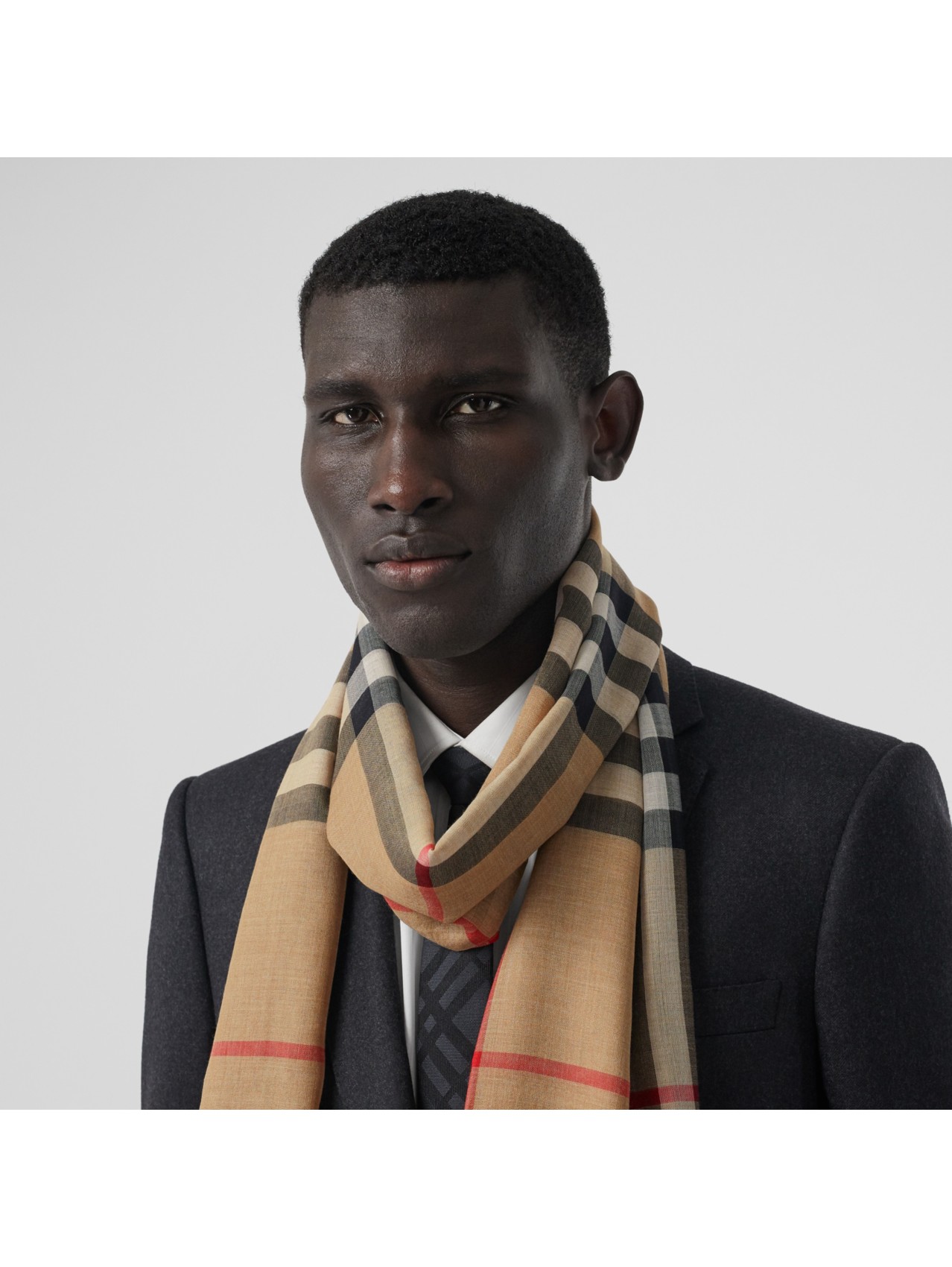 メンズ デザイナーマフラー Burberry 公式サイト