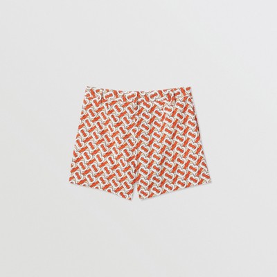 burberry monogram shorts