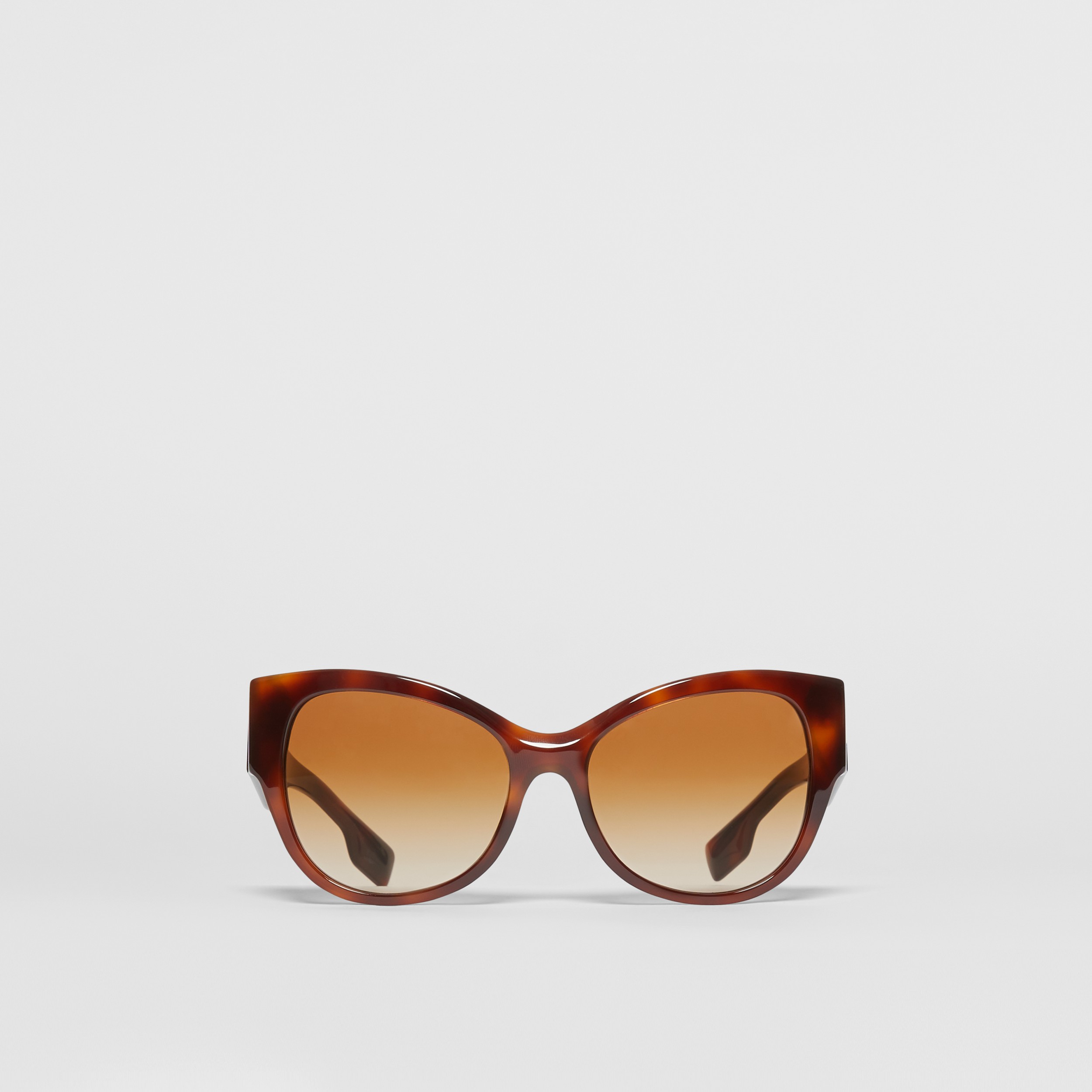 Butterfly Frame Sunglasses in Tortoise Amber - Women | Burberry® Official - 1