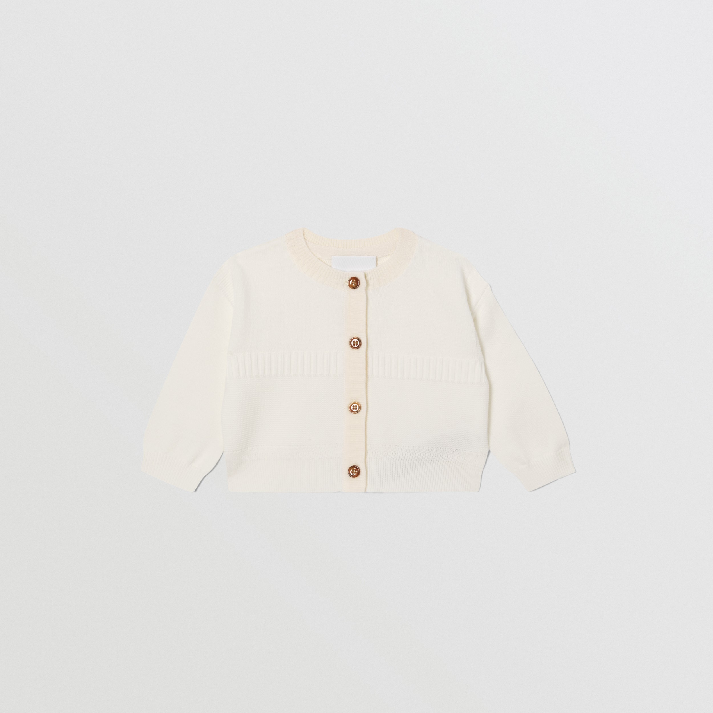 Vintage Check Cotton Threepiece Baby Gift Set in Pale Stone Children