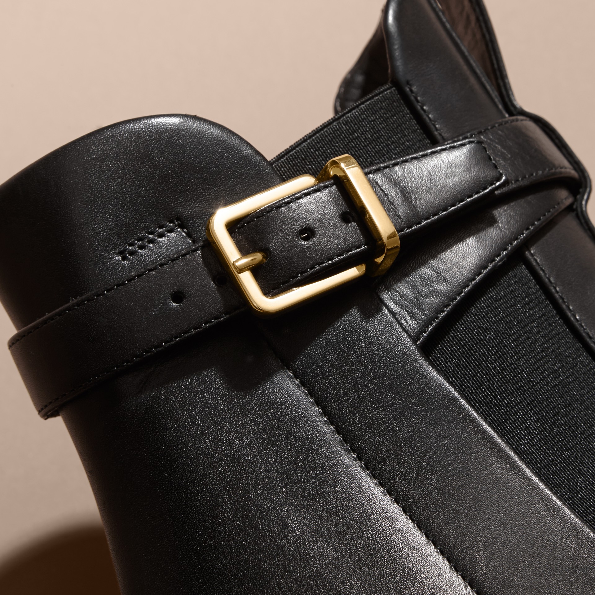 buckle chelsea boots womens