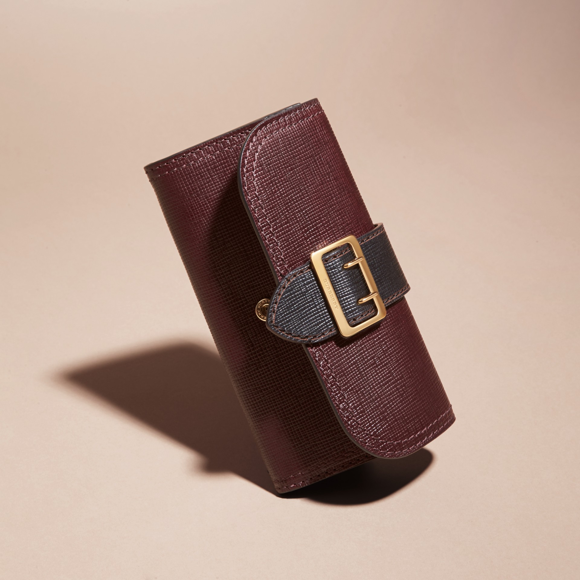 Textured Leather Continental Wallet | Burberry