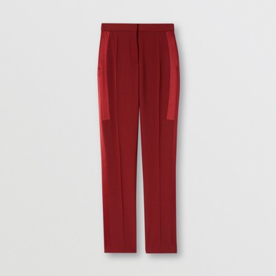 women's trousers with stripe down side