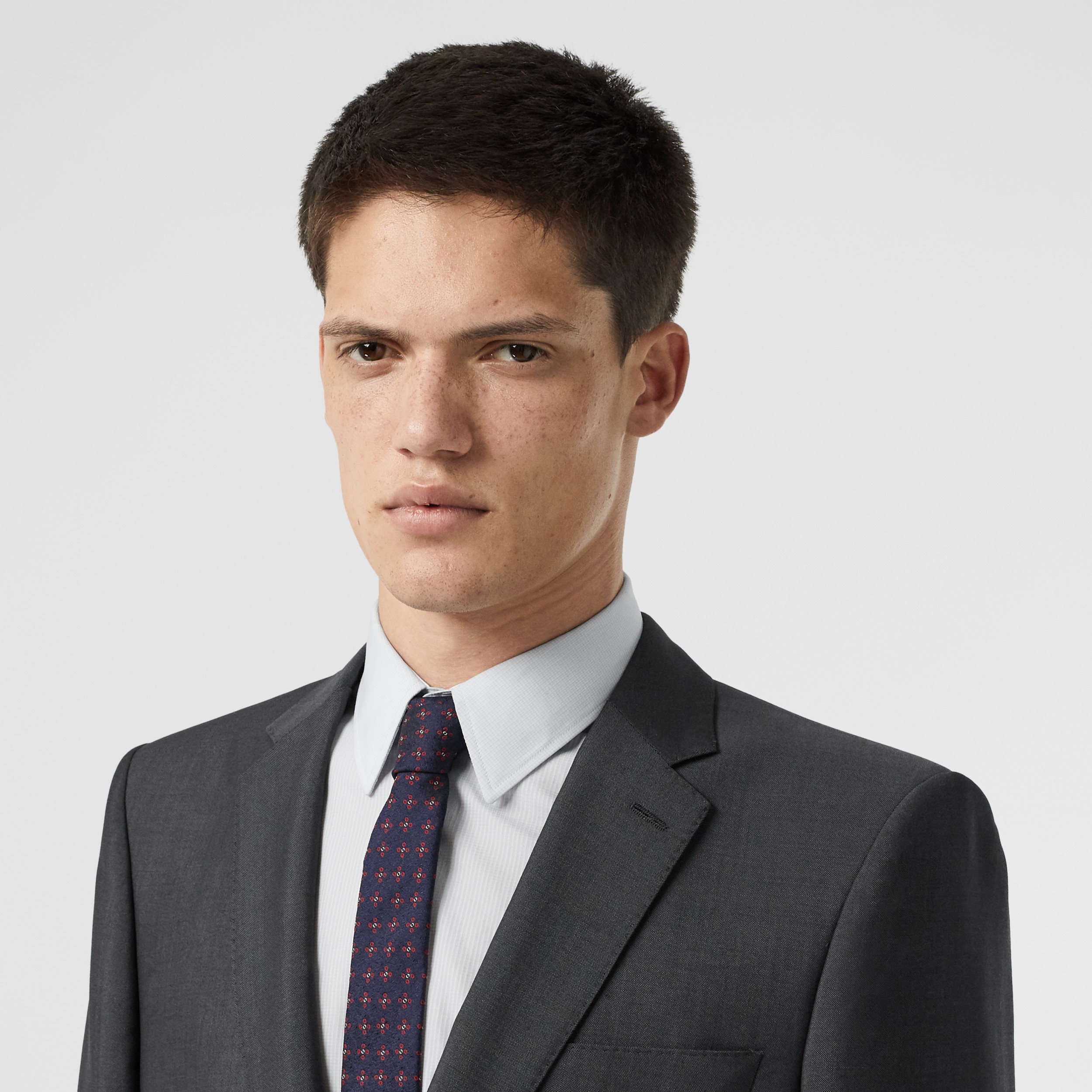 Classic Fit Wool Mohair Suit in Dark Grey - Men | Burberry United States