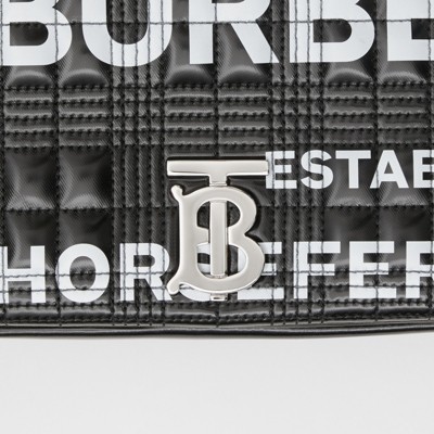 スモール ホースフェリープリント キルティング ローラバッグ (ブラック) - ウィメンズ | Burberry®公式サイト