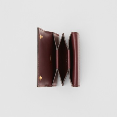 burberry monogram leather card case