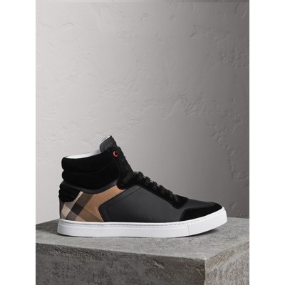 high top burberry sneakers