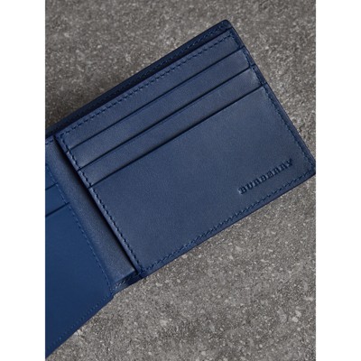 burberry leather bifold wallet