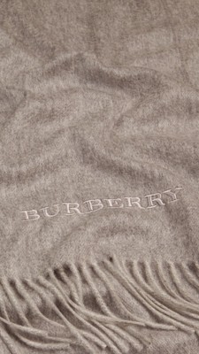 Pale grey Cashmere Blanket - Image 4