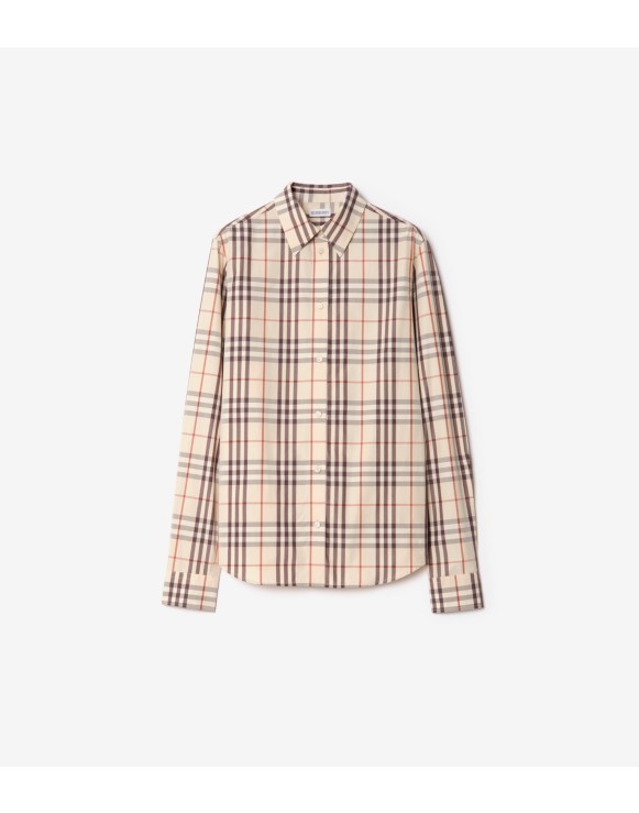 Regular Fit Check Cotton Shirt