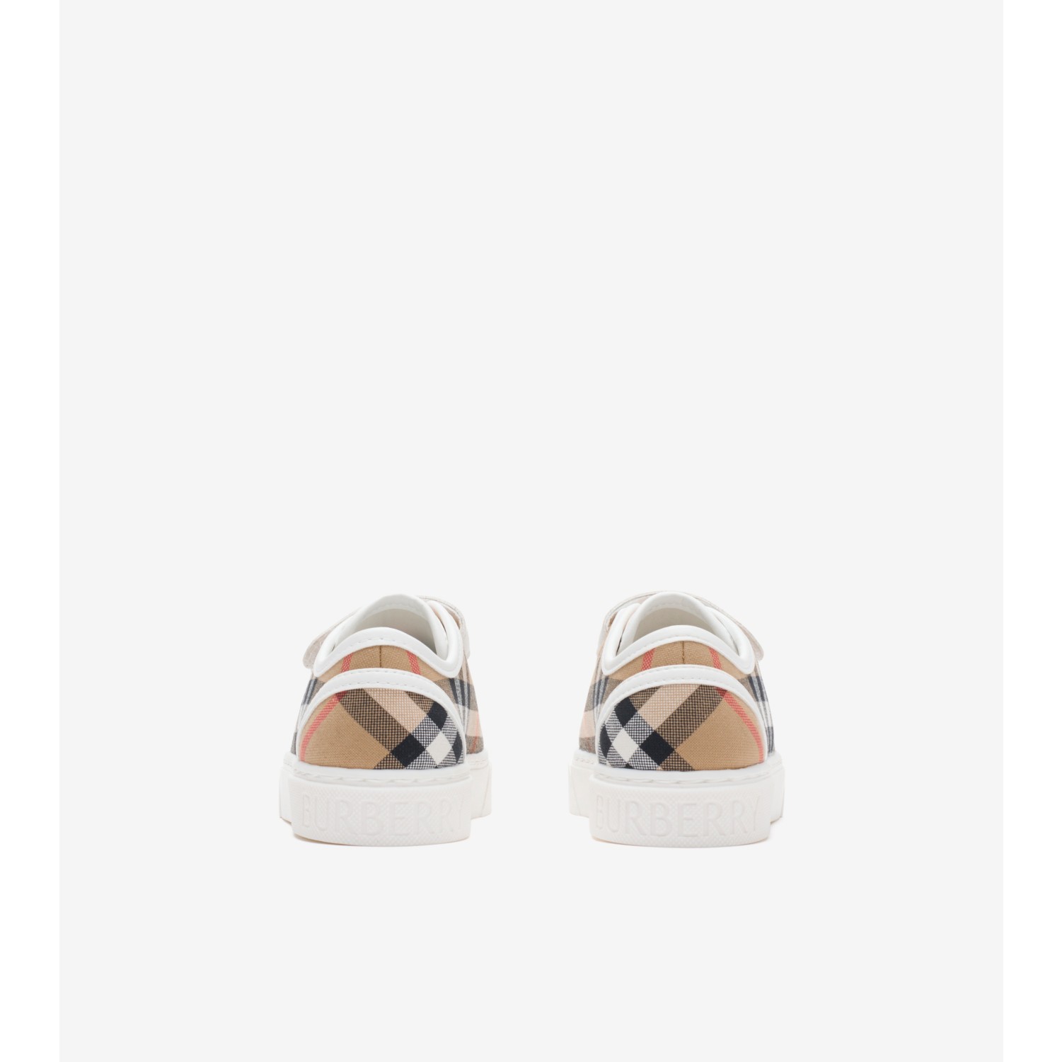 Check Cotton Sneakers