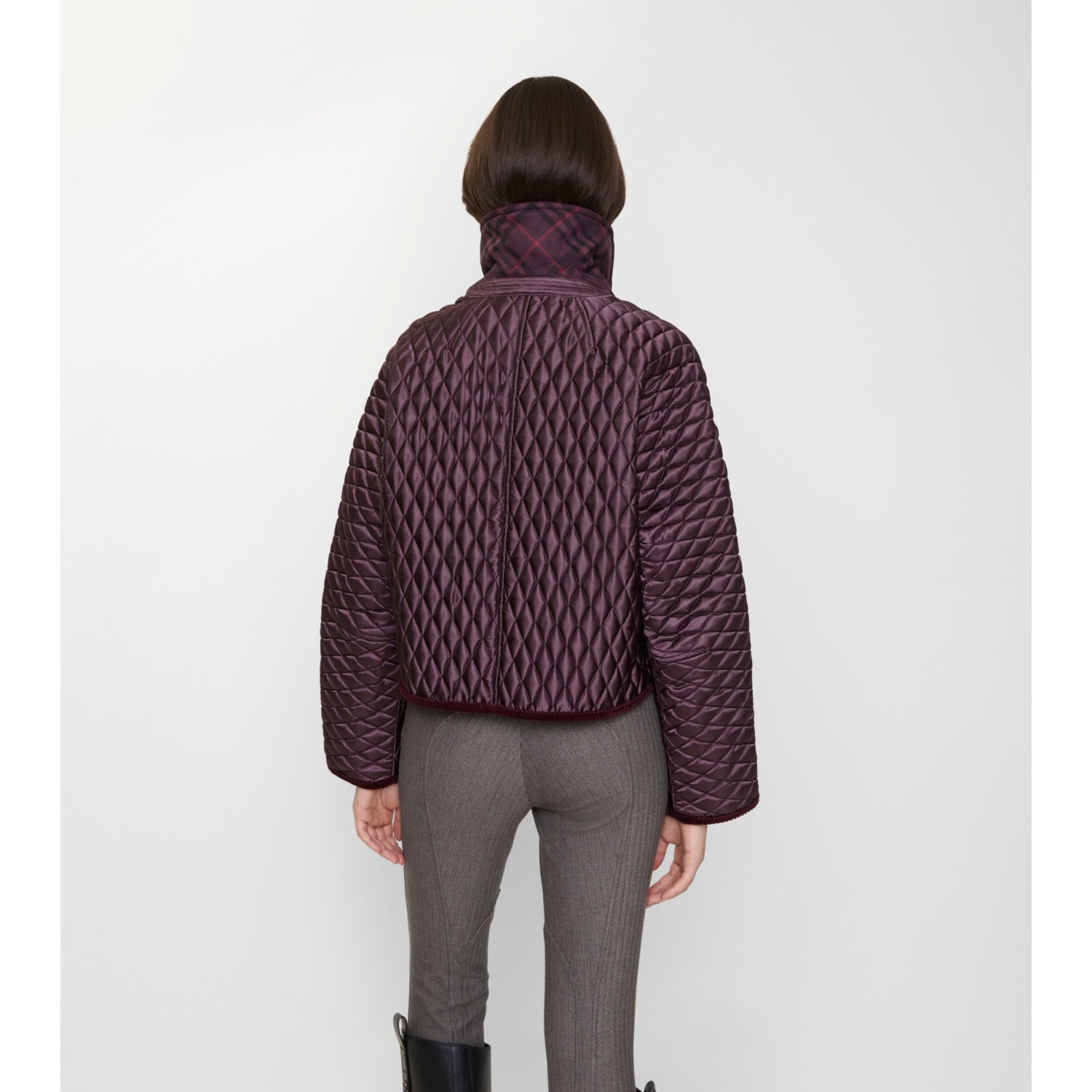 Cropped Quilted Nylon Floriston Jacket - thumbnail 4