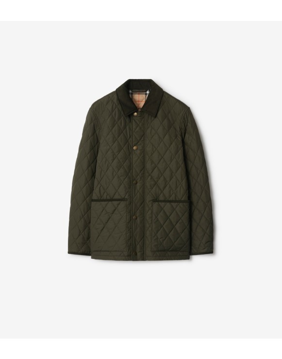 Quilted Nylon Barn Jacket