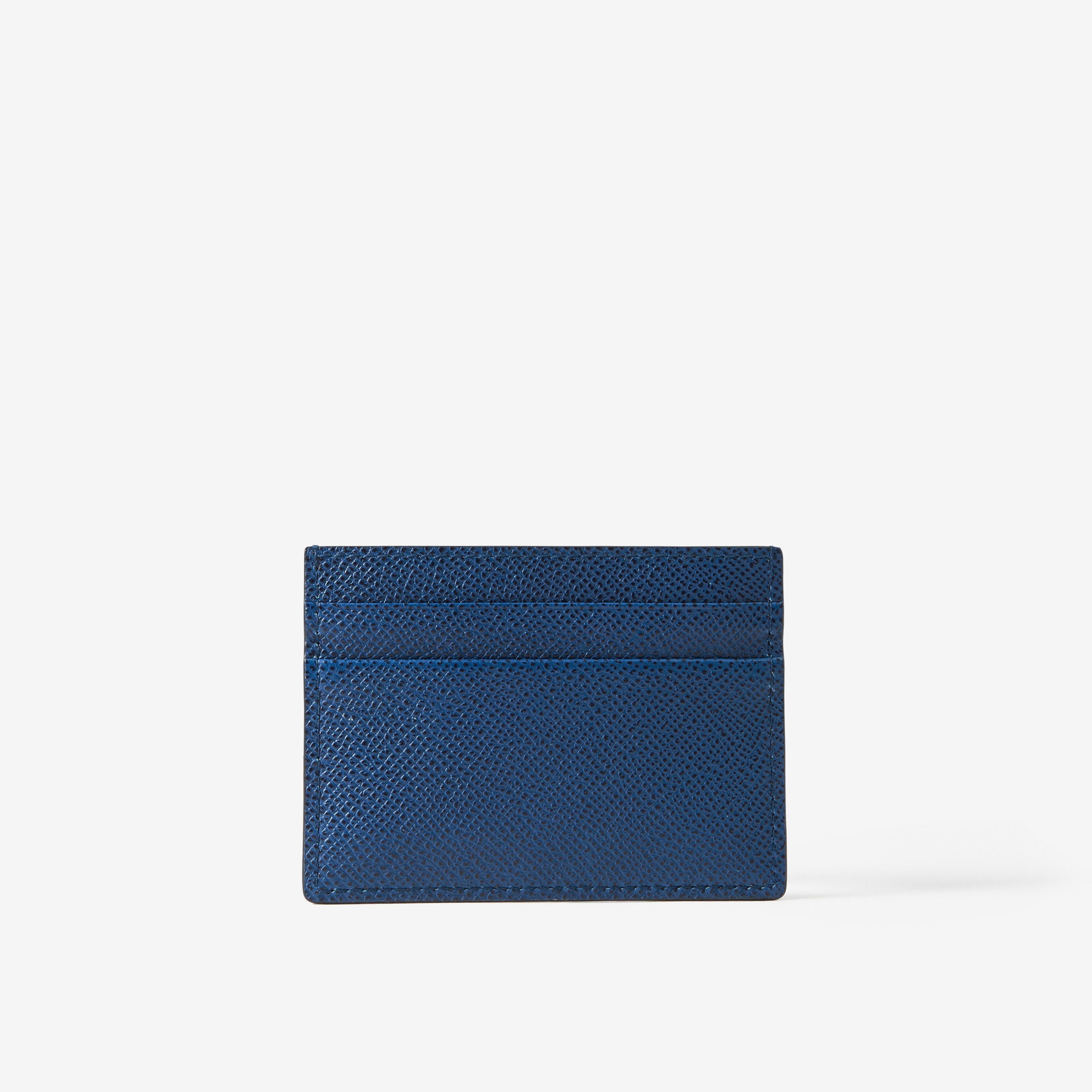 Grainy Leather TB Card Case in Rich Navy - Men | Burberry® Official - 3