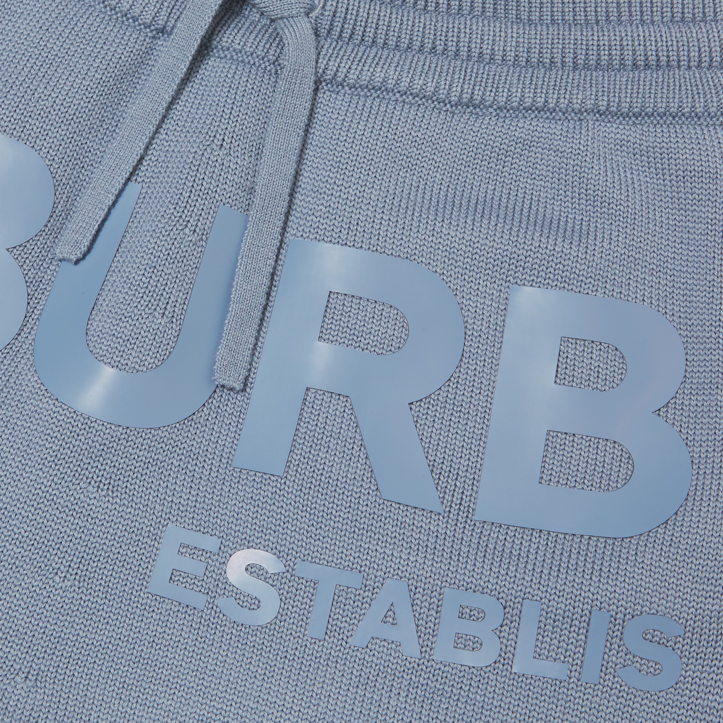Trainingshose aus Wolle mit Horseferry-Schriftzug (Schieferblau) | Burberry® - 2
