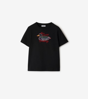 【関税込み】Burberry ブルー Duck Tシャツ blue-duck-t-shirt.jpg