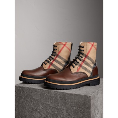 burberry boots mens cheap