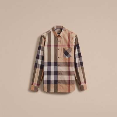 burberry beige shirt