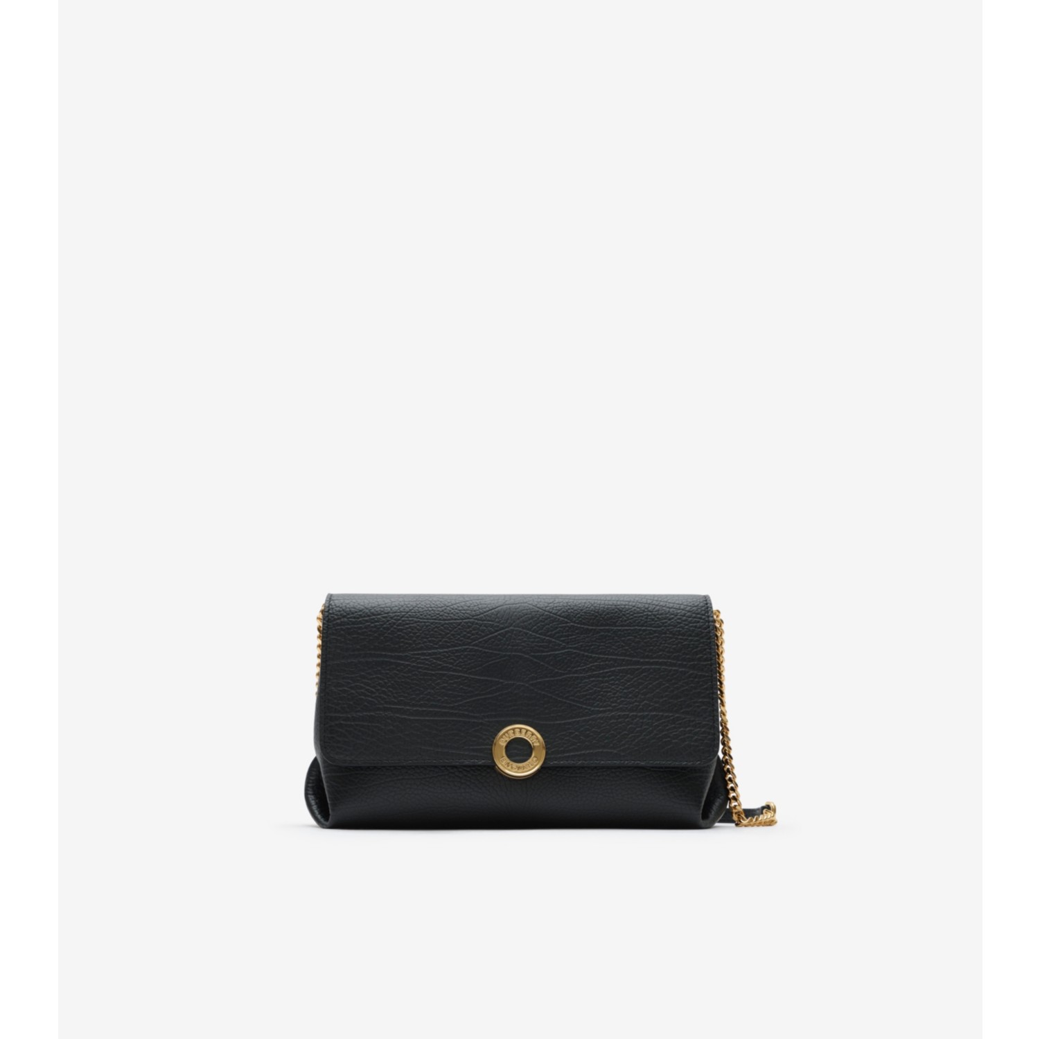 Leather Chain Strap Clutch