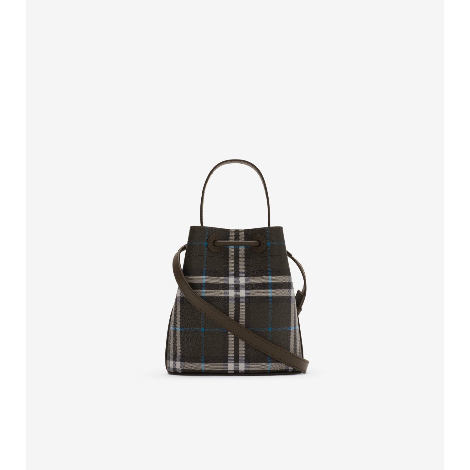 Mini Check Bucket Bag