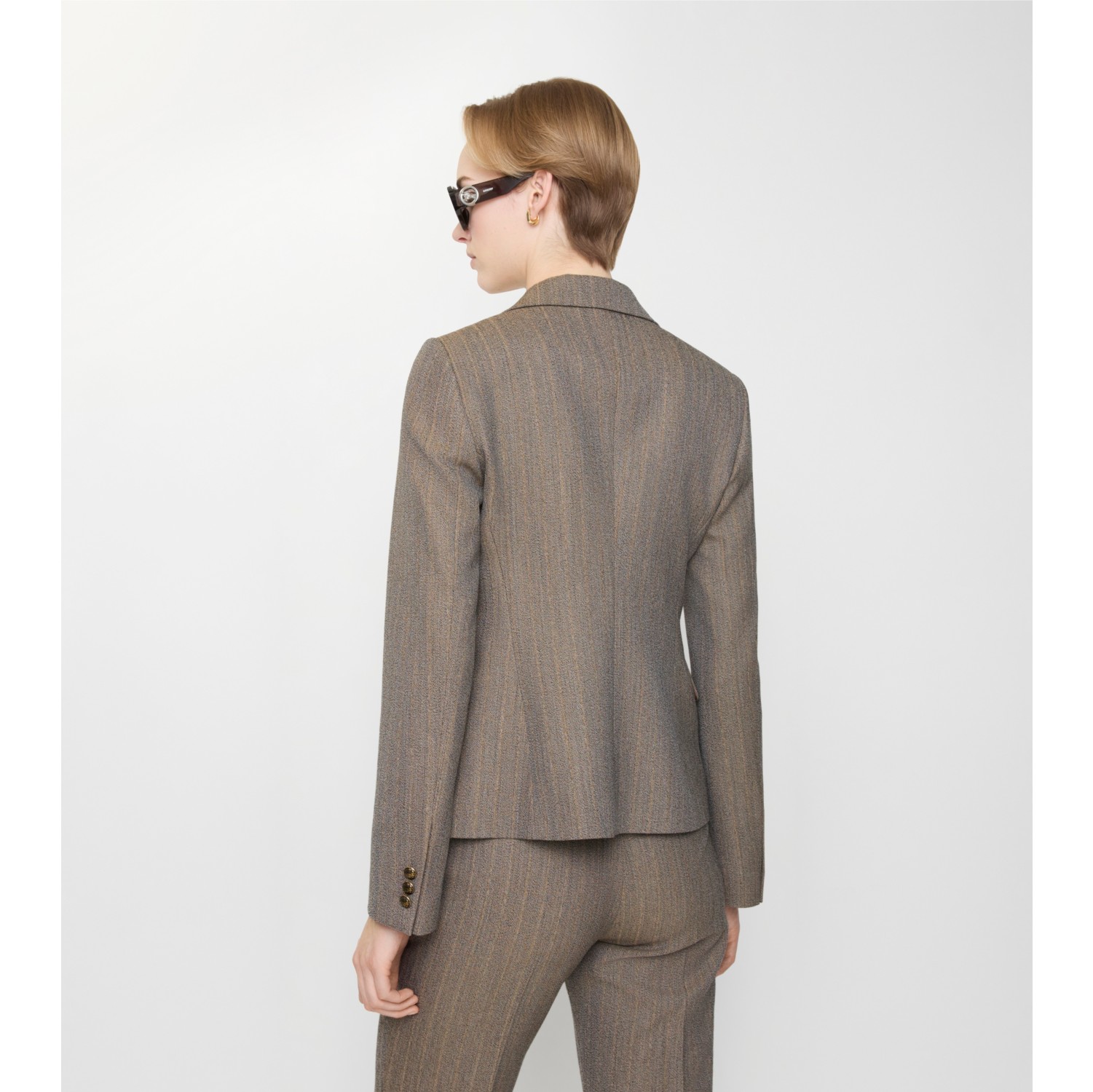 Mouliné Wool Tailored Jacket