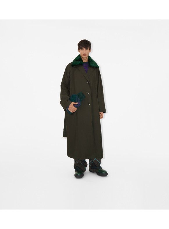 Man OverCoat Green, Winter Trench Coat