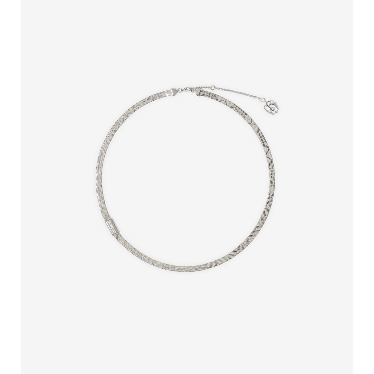  Check Engraved Necklace​