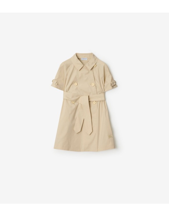 Robe trench en coton stretch