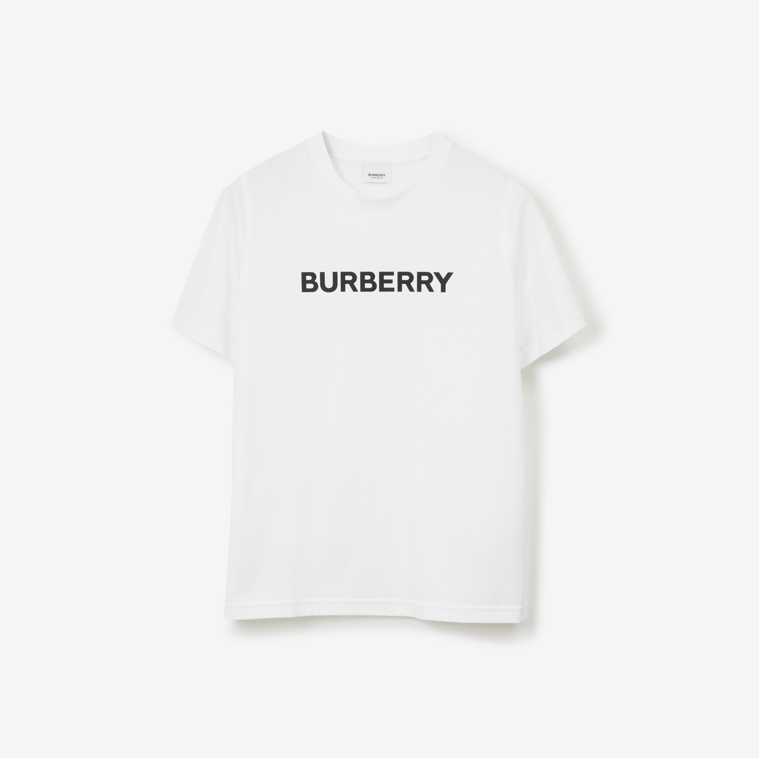 Logo Print T-shirt in White - Women | Burberry® Official