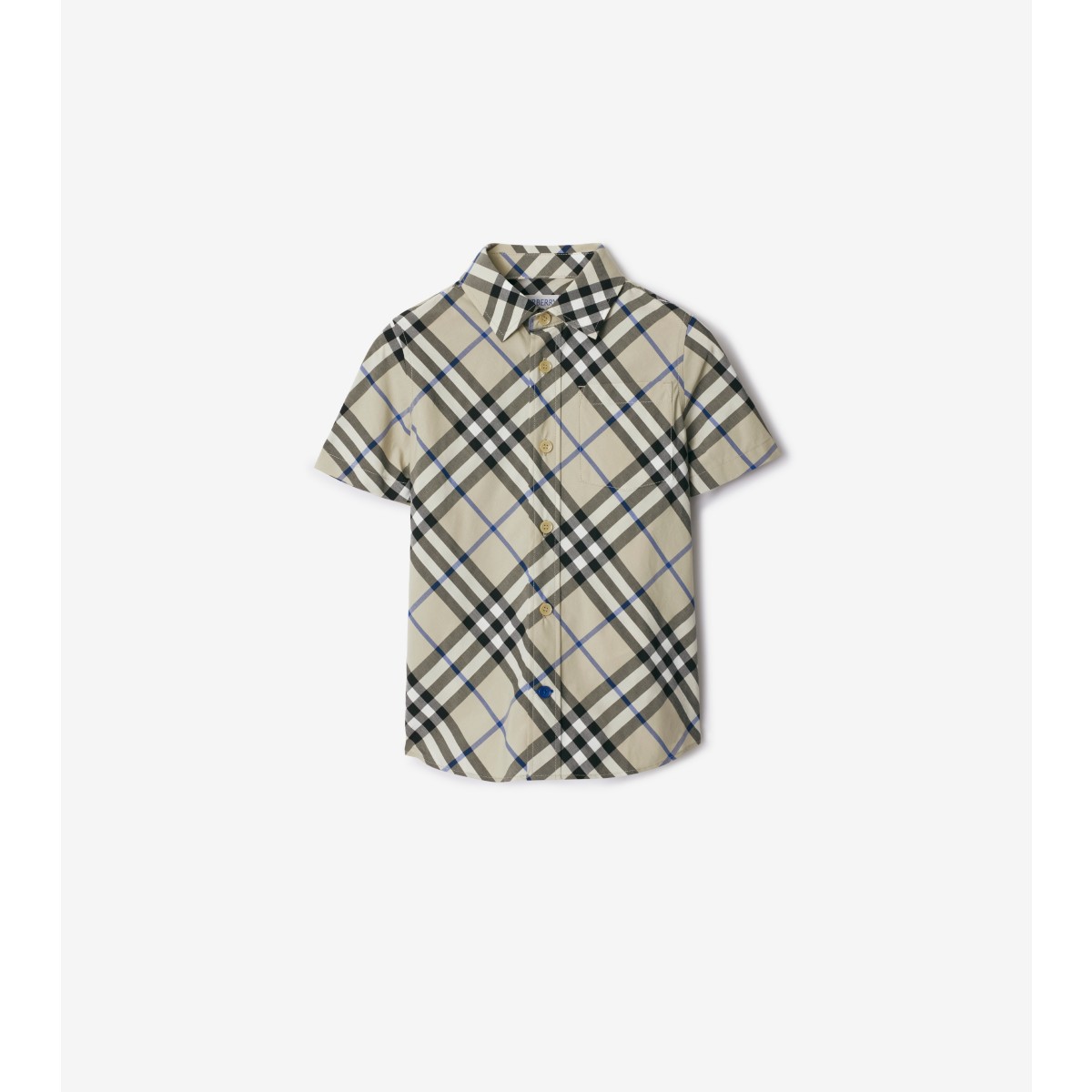 BURBERRY BURBERRY CHILDRENS CHECK COTTON SHIRT 