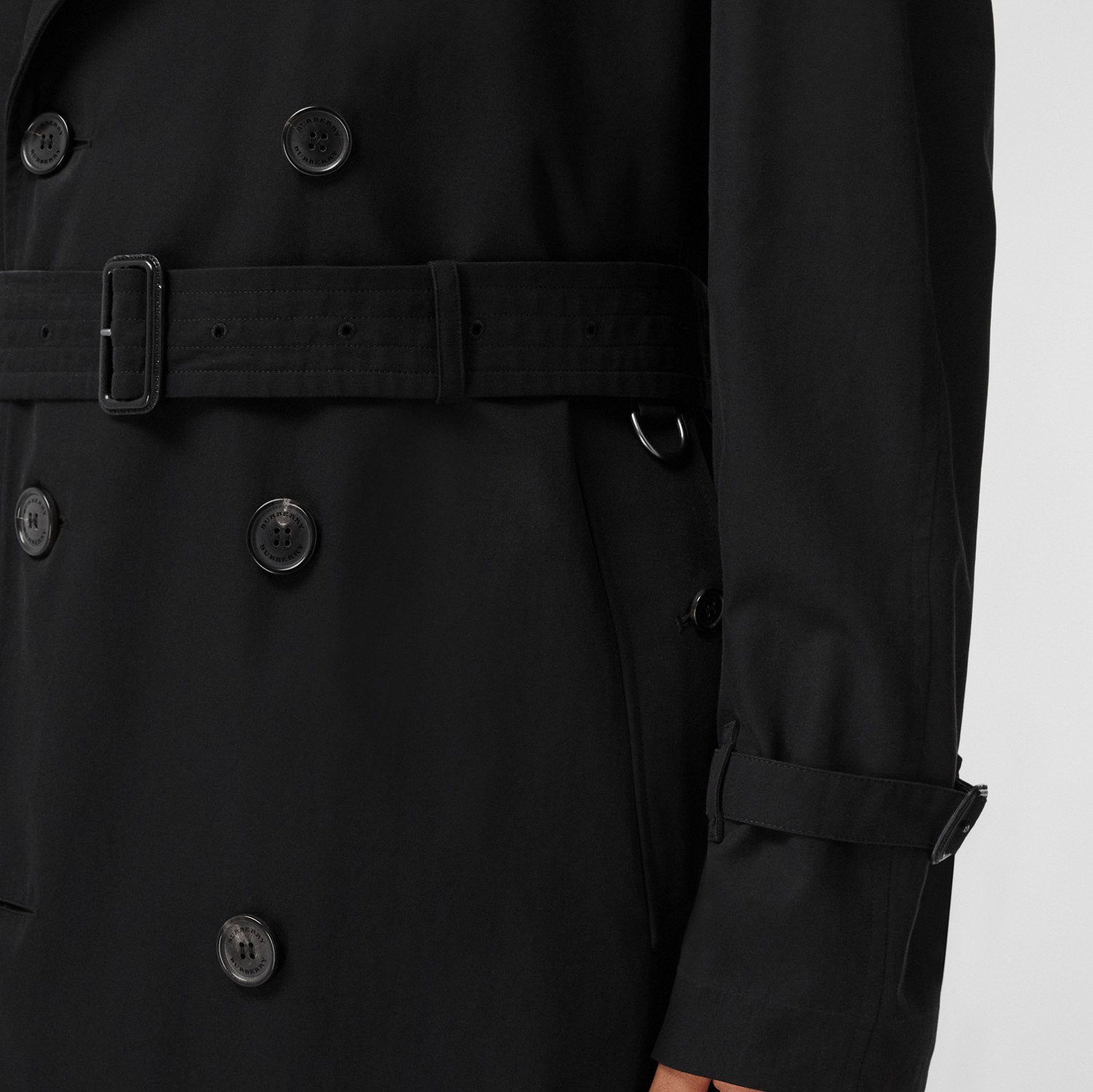威斯敏斯特版型 Heritage Trench 风衣 (黑色) - 男士 | Burberry® 博柏利官网