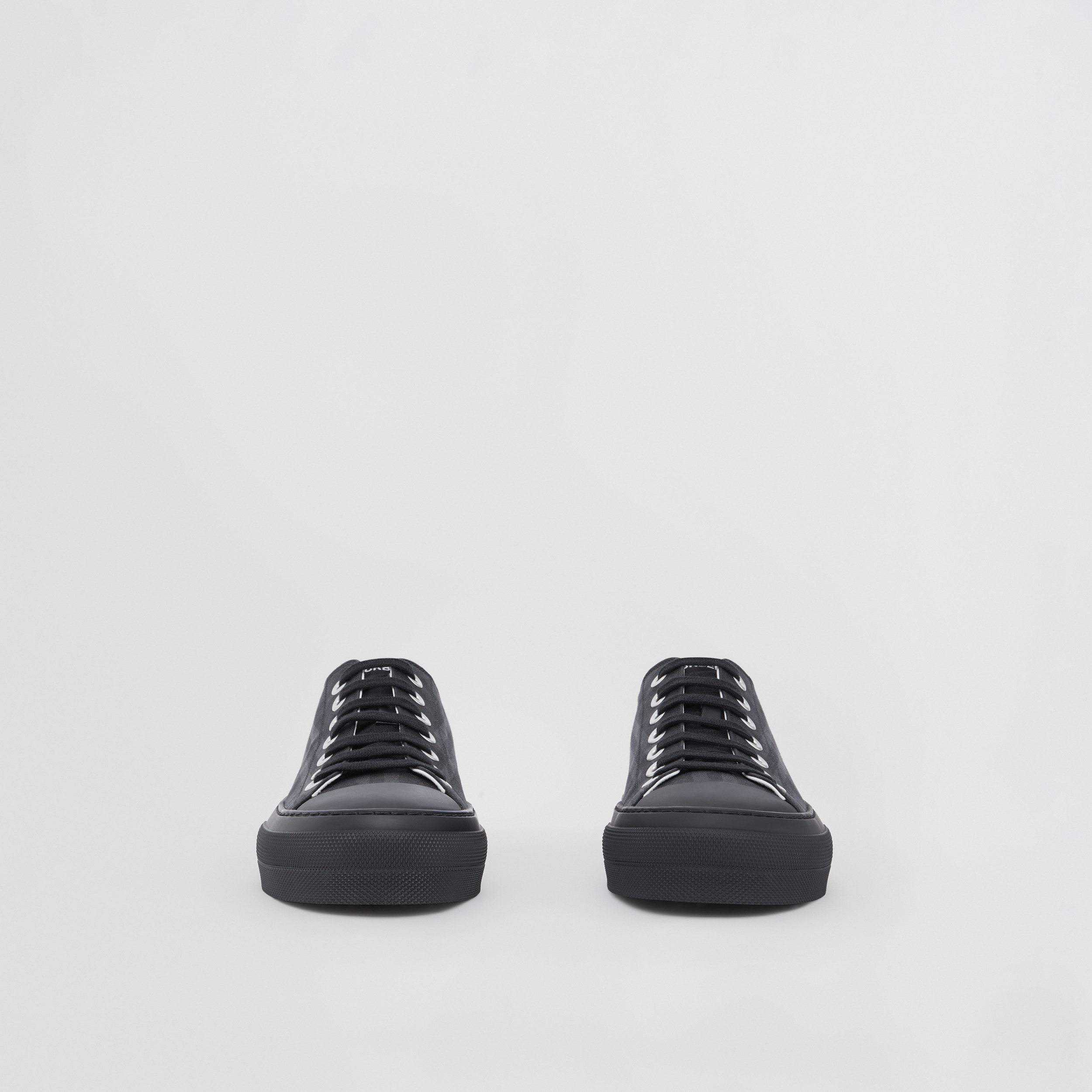 Baumwoll-Sneaker mit Vintage Check-Muster (Dunkles Anthrazitfarben) - Herren | Burberry® - 4