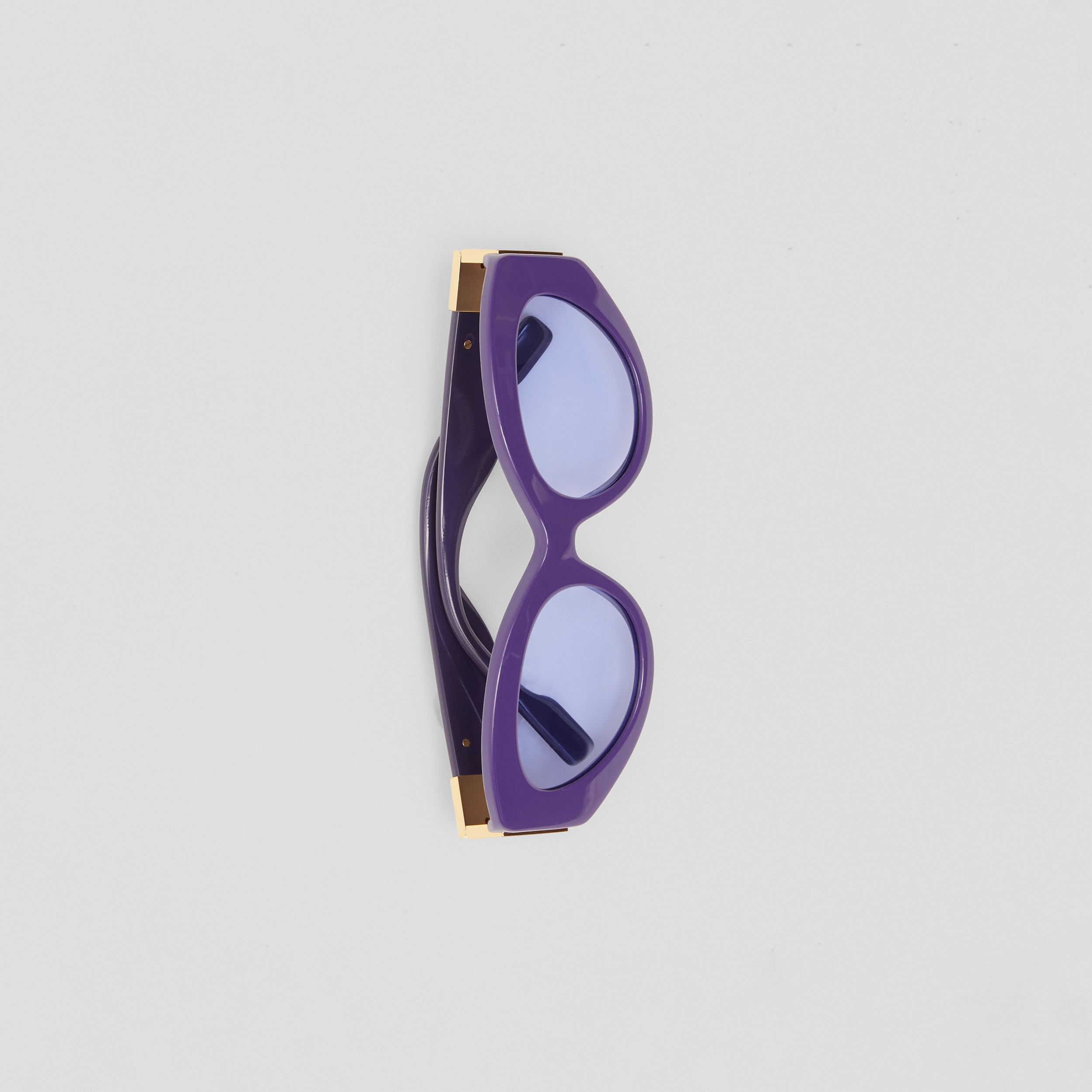 Cat-Eye-Sonnenbrille mit Metallbeschlag (Lila) - Damen | Burberry® - 4