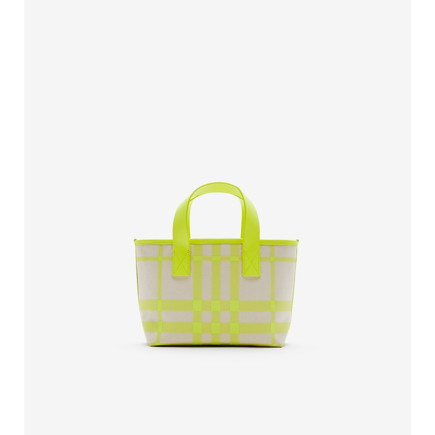 Burberry check cheap canvas tote