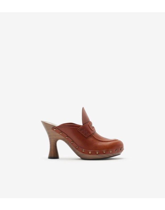 希少✨極美品バーバリー　ミュール　サンダル　36夏　ワインレッド　エナメル　金具 希少✨極美品バーバリー ミュール サンダル 36夏 ワインレッド