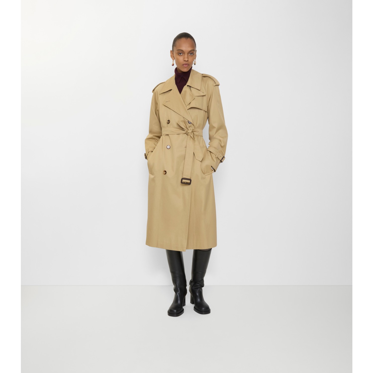 Long Castleford Trench Coat