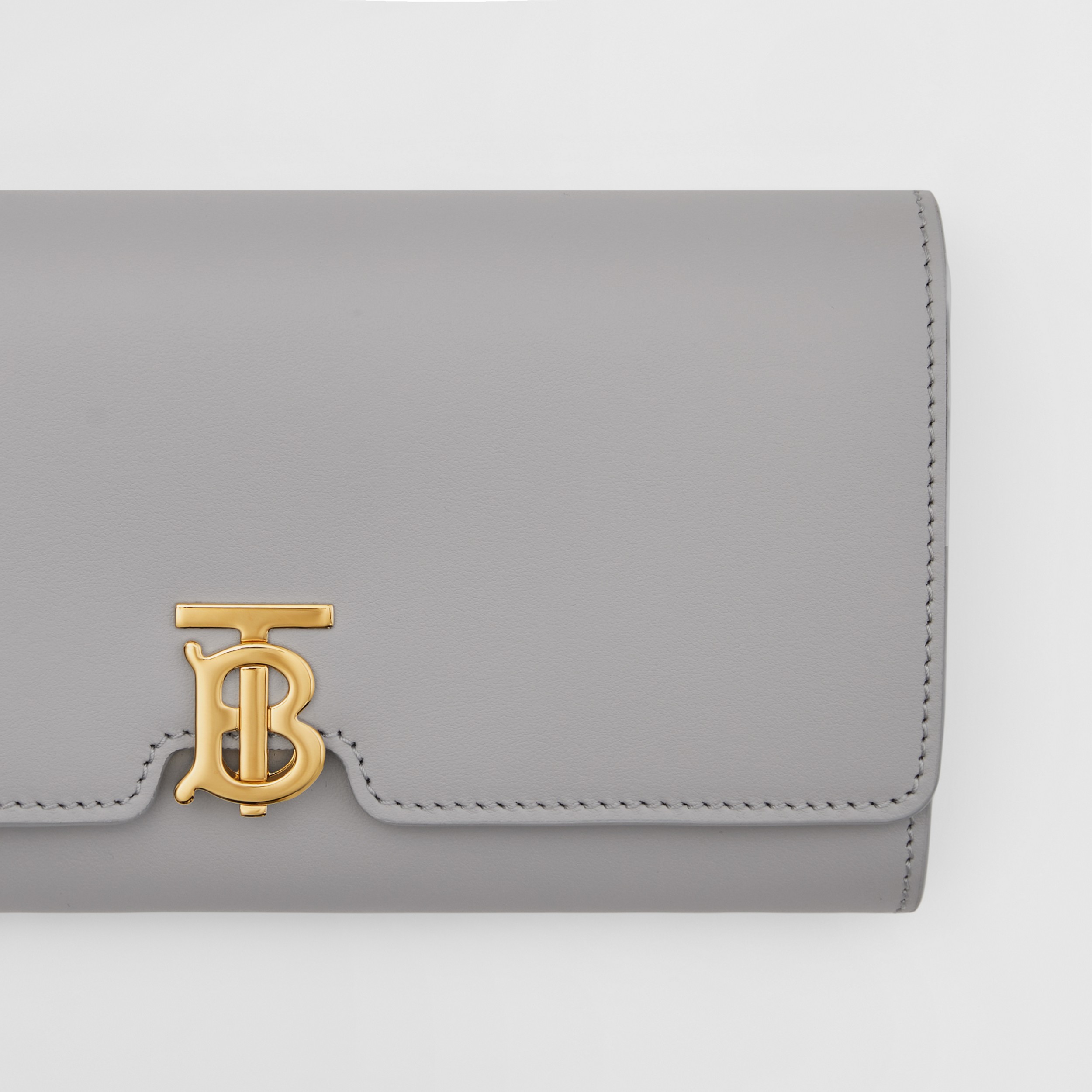 Leather TB Continental Wallet in Heather Melange - Women | Burberry® Official - 2