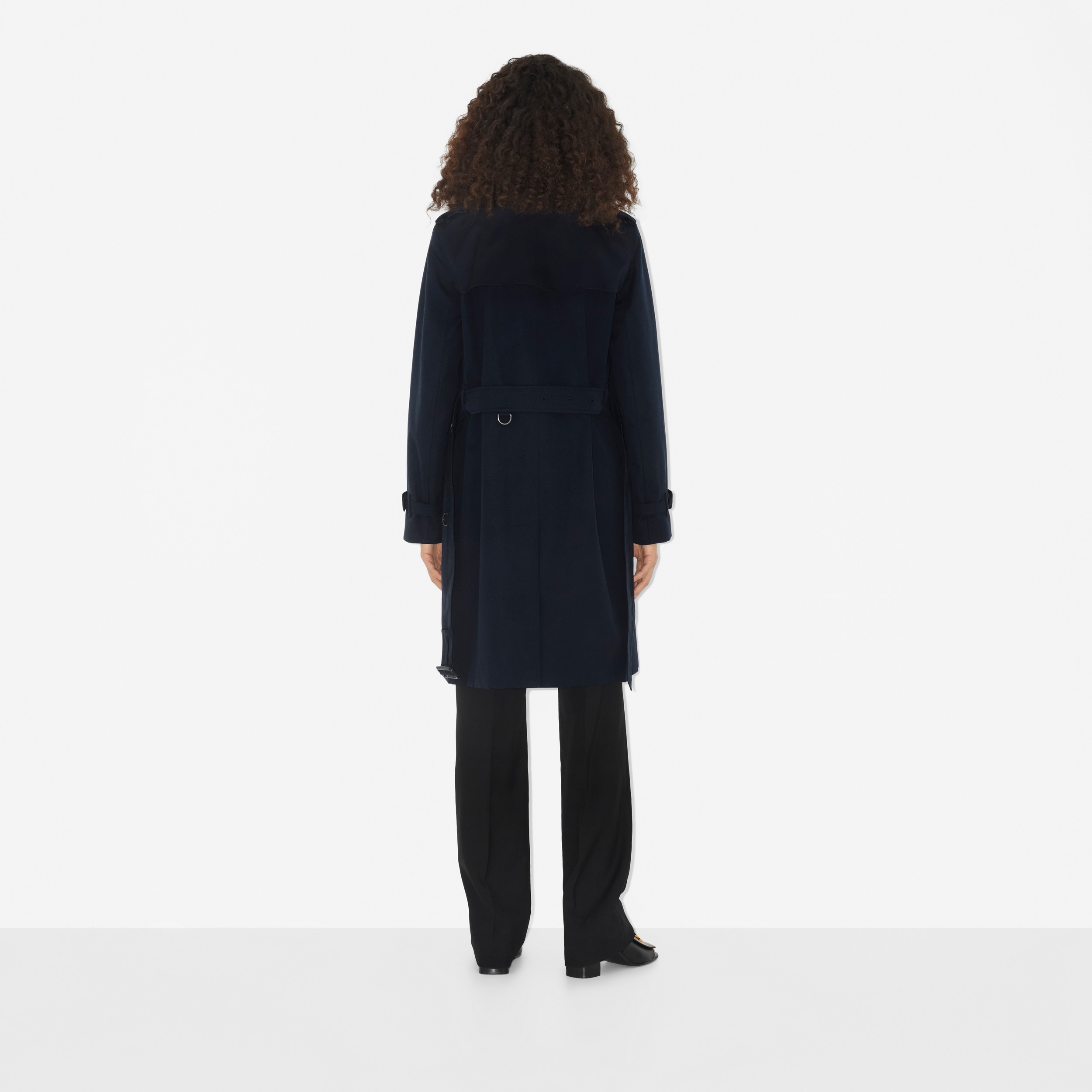 Mid-length Kensington Heritage Trench Coat in Coal Blue - Women | Burberry® Official - 4