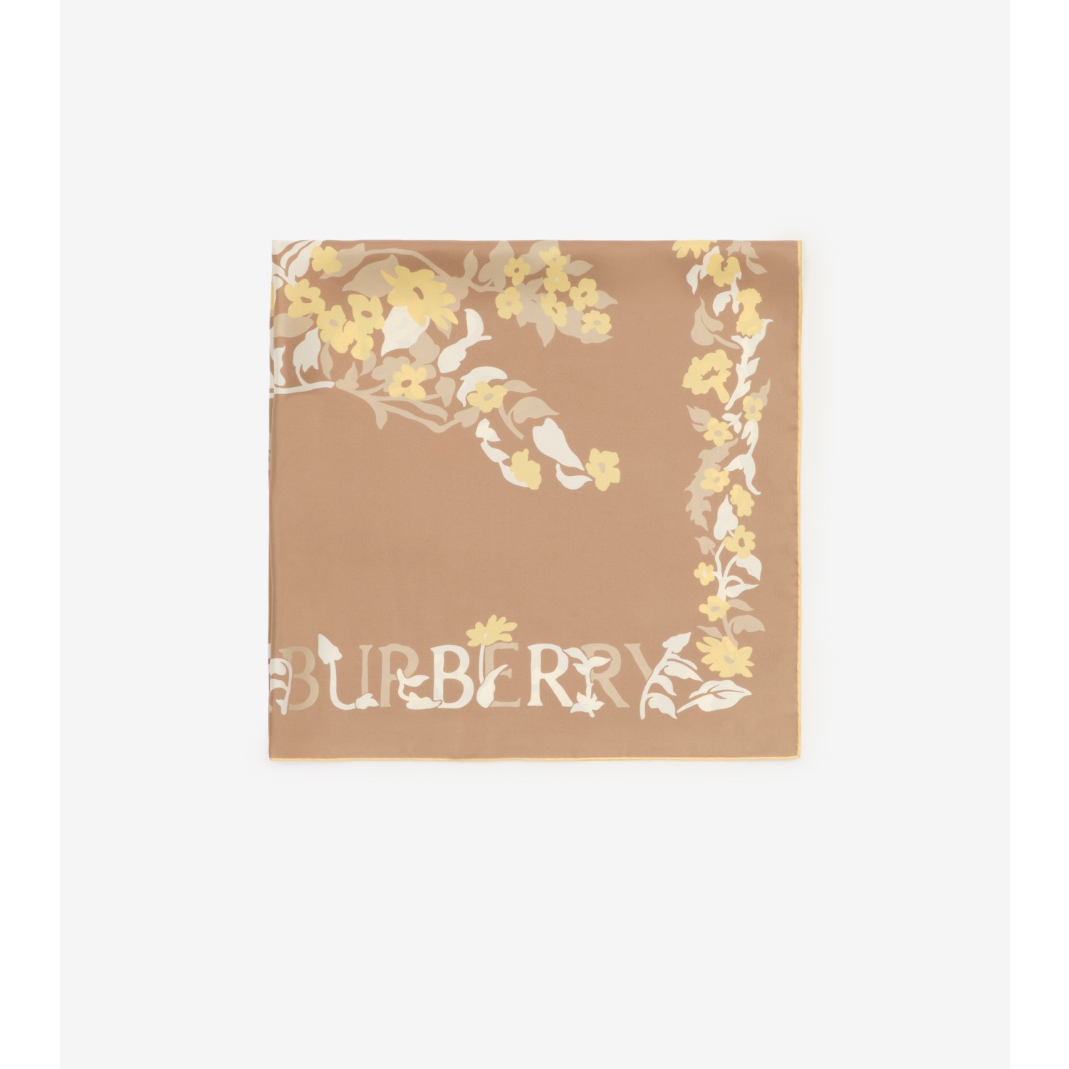 Floral EKD Silk Scarf