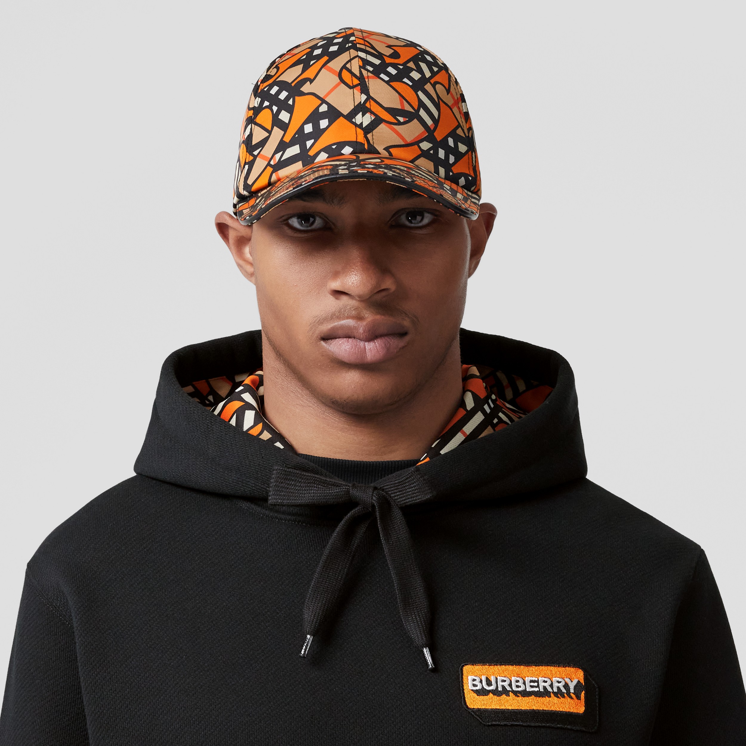 Hoodie en coton avec logo appliqué (Noir) - Homme | Site officiel Burberry® - 2