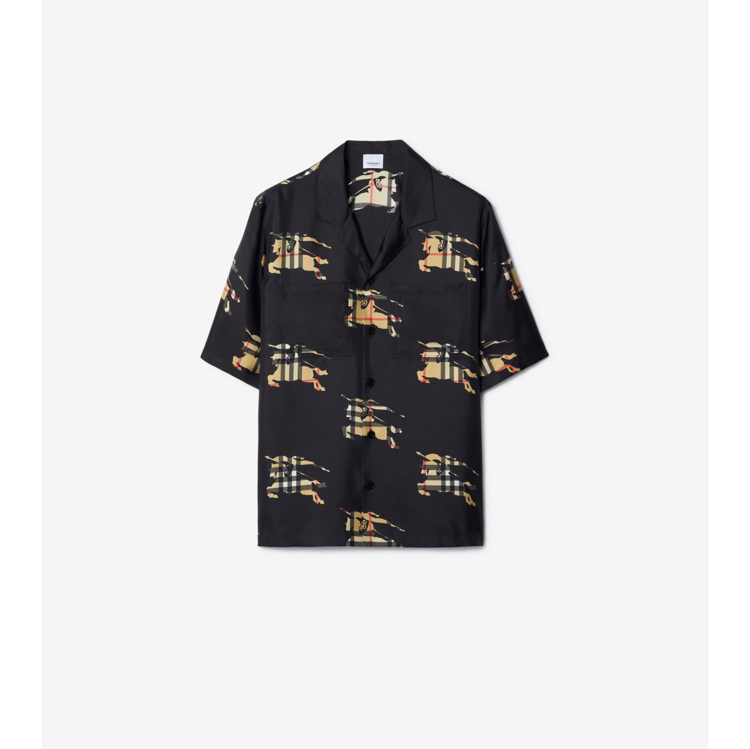 Burberry EKD Jacquard Silk Pyjama Shirt - Farfetch