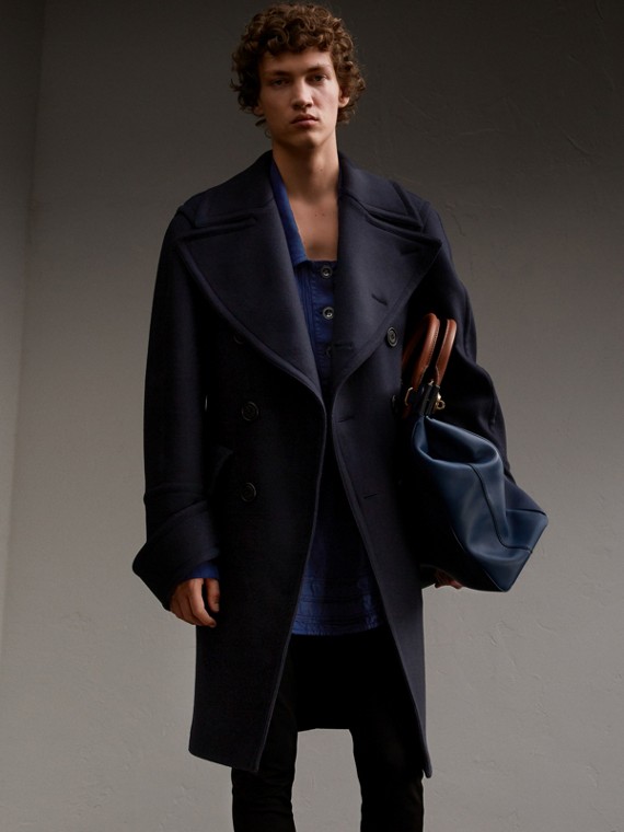 6 Coats That Will Stand The Test Of Time Gentlemanual Wear A Dark Blue Pea Coat With Jeans If You Re Going For