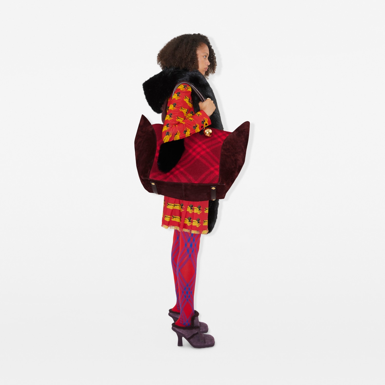 Kilt en laine à imprimé canard (Pillar) - Femme | Site officiel Burberry®