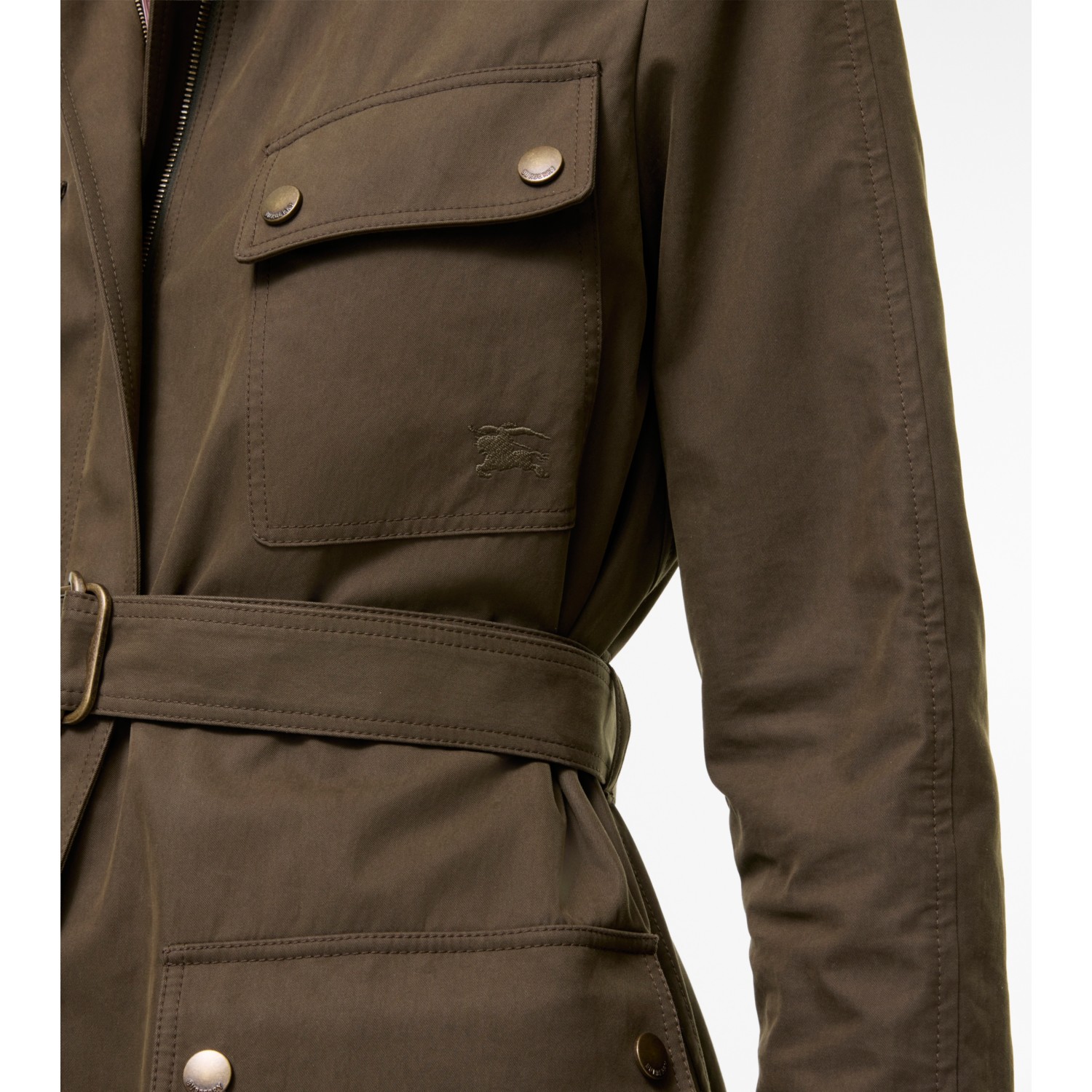 Gabardine Safari Jacket - thumbnail 4