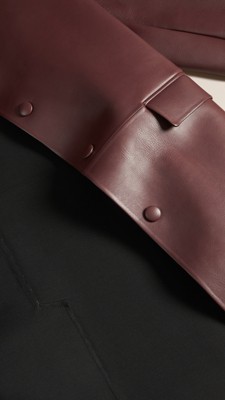 bonded leather car coat