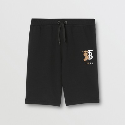 Logo Graphic Cotton Drawcord Shorts in 