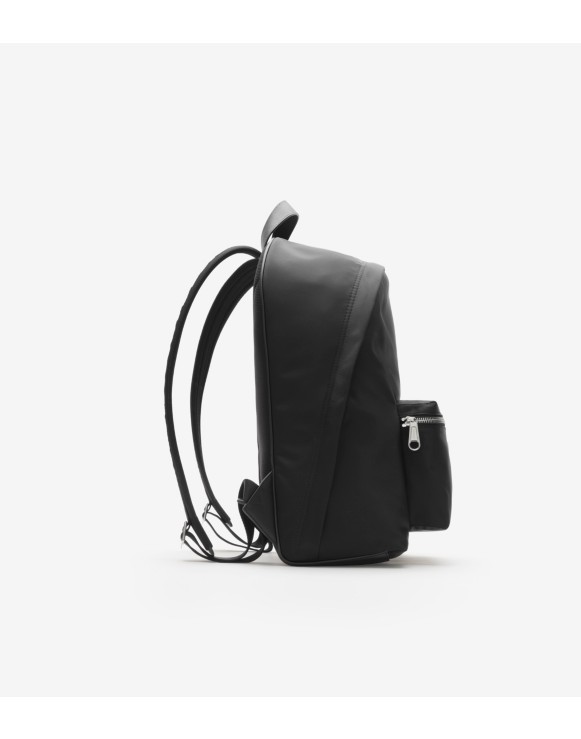 ぷりん様✨バーバリー ナイロン レザー リュック ブラック メンズ デザイナー バックパック | Burberry® 公式サイト
