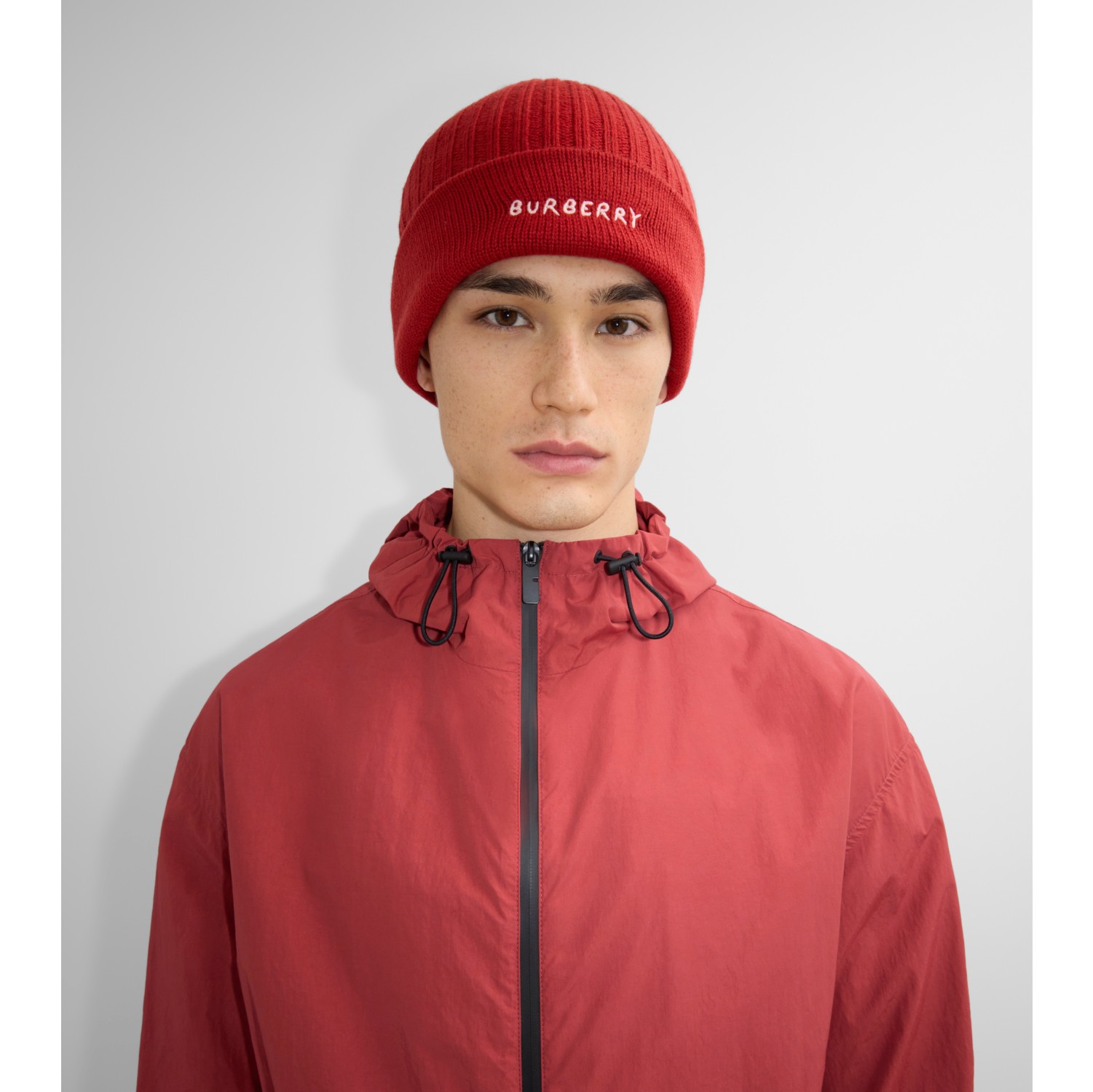 Bonnet en laine avec logo