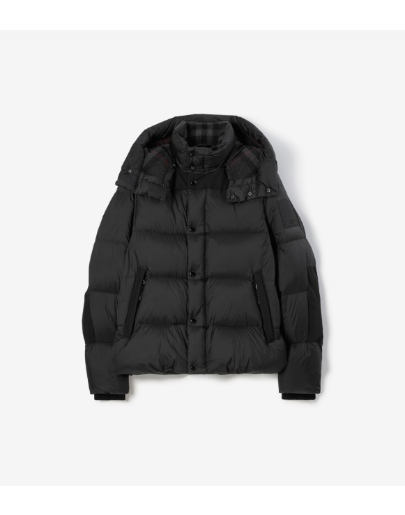 Detachable Sleeve Nylon Puffer Jacket