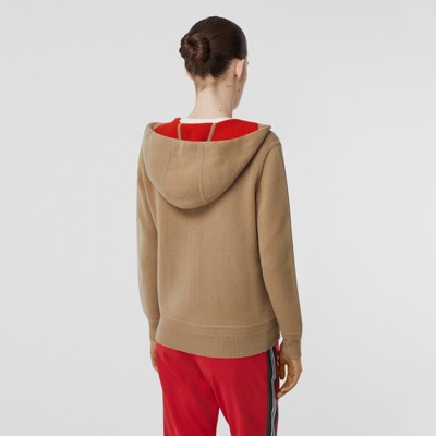 cashmere hooded top